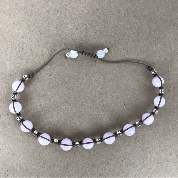 Handmade} Lavender Jade with Aura Quartz & Silver - Picture 4 of 4